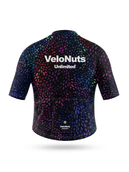Men's Cycling Jersey-Neon Seed Burst