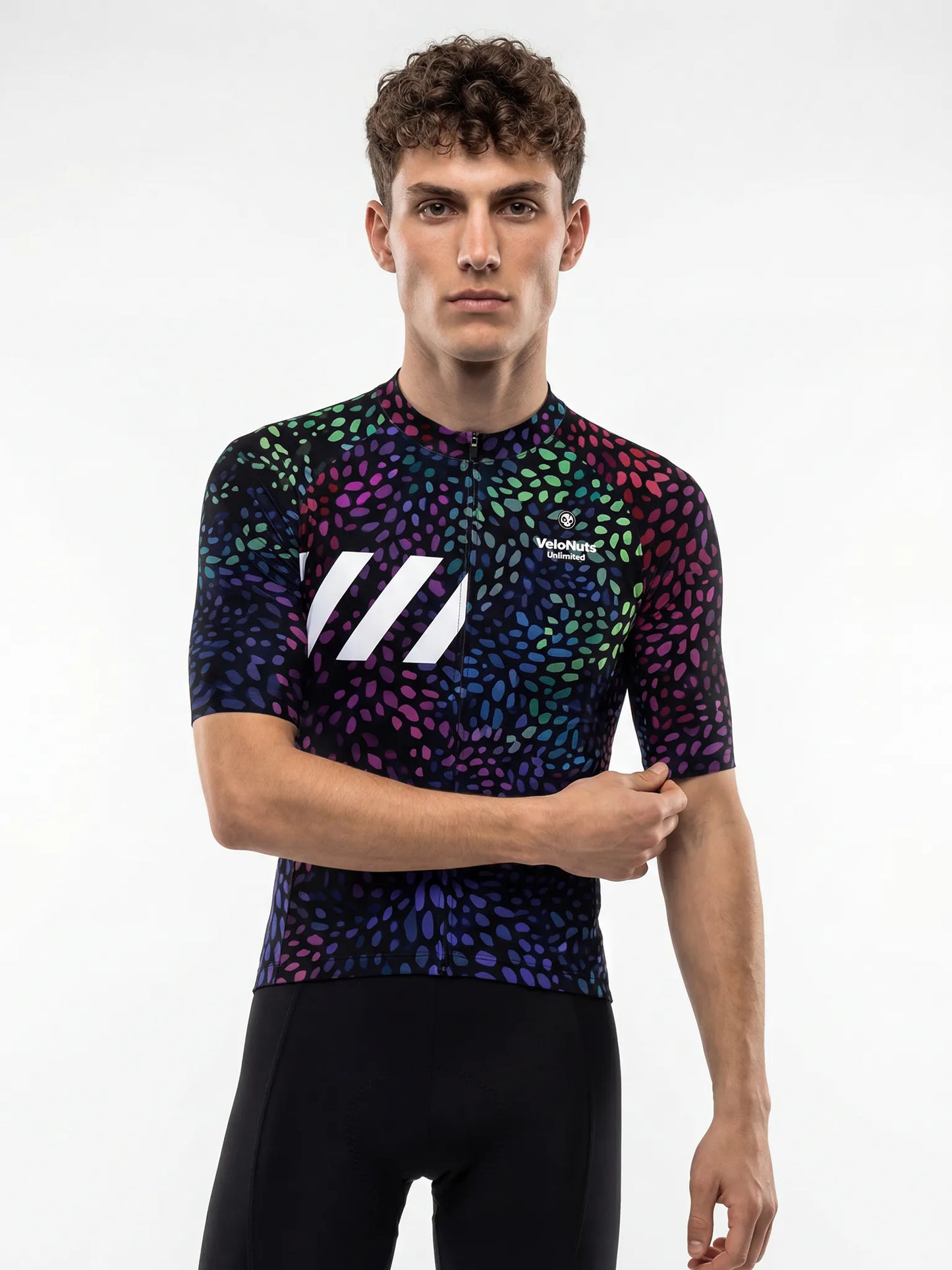 Men's Cycling Jersey-Neon Seed Burst