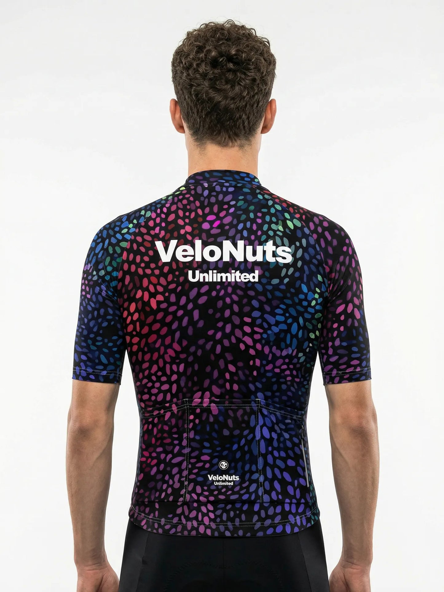 Men's Cycling Jersey-Neon Seed Burst