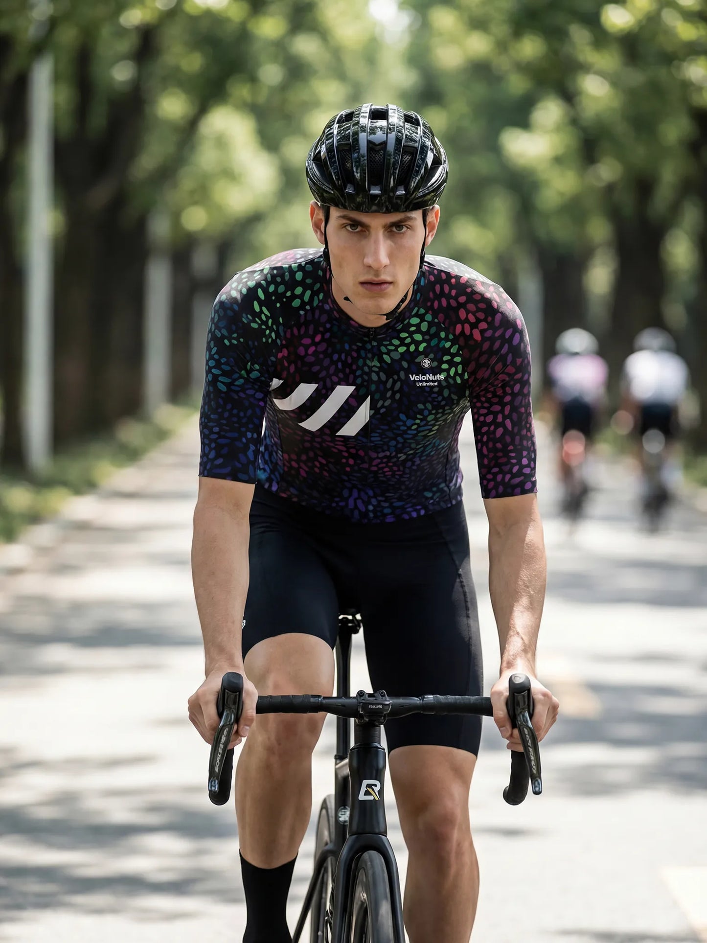 Men's Cycling Jersey-Neon Seed Burst