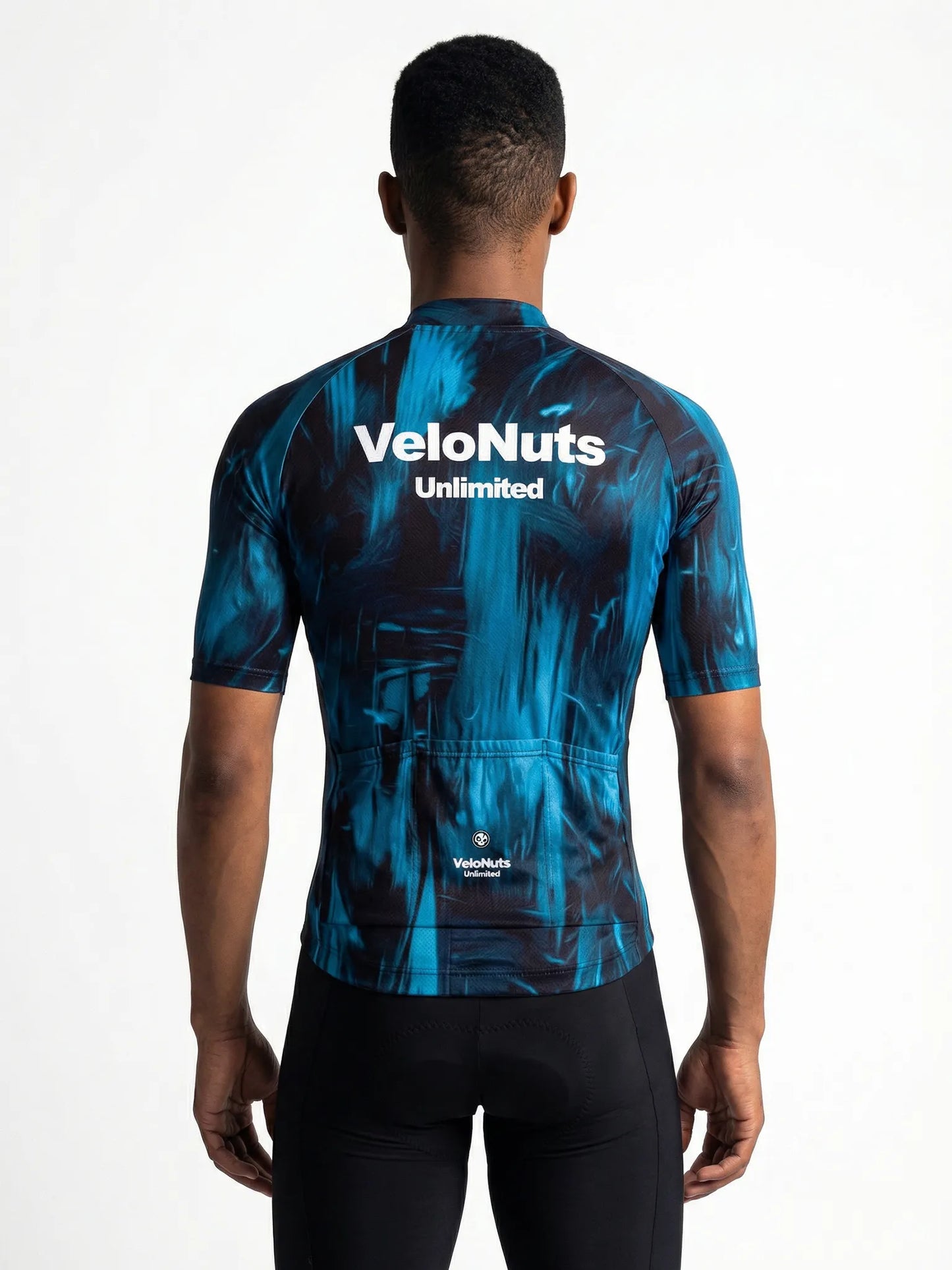 Men's Cycling Jersey-Blue Phantom