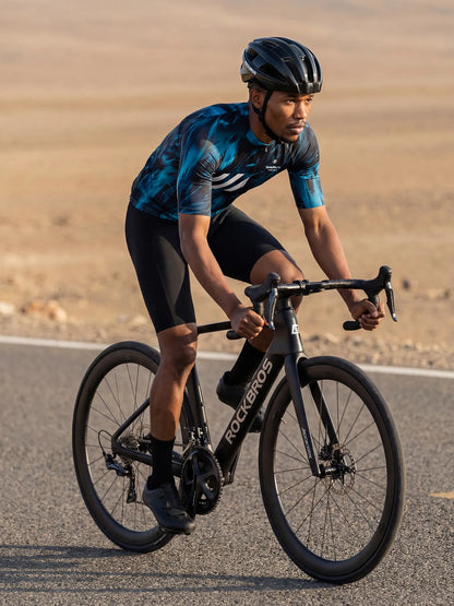 Men's Cycling Jersey-Blue Phantom