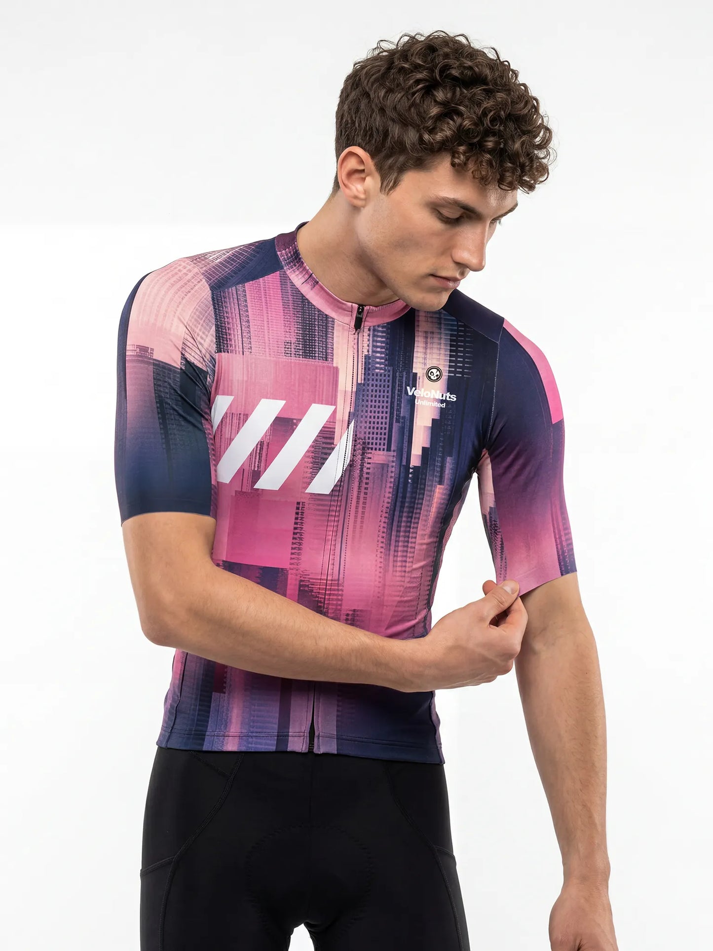Men's Cycling Jersey-Ocean Blur