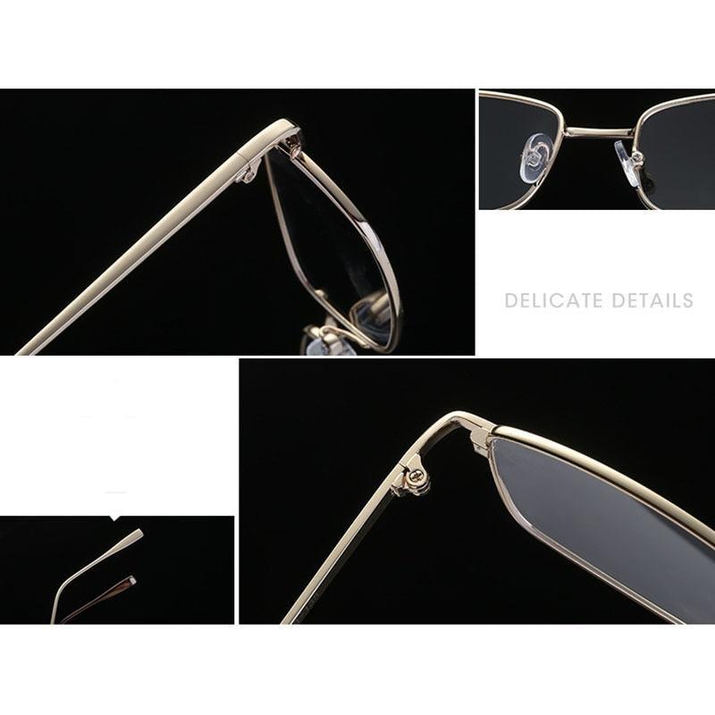 Vintage Slender Square Sunglasses Classic Small Frame New Square Shape  Sunglasses For Men In High-quality Metal Frame Sunglasses For Men New Vintage Sunglasses
