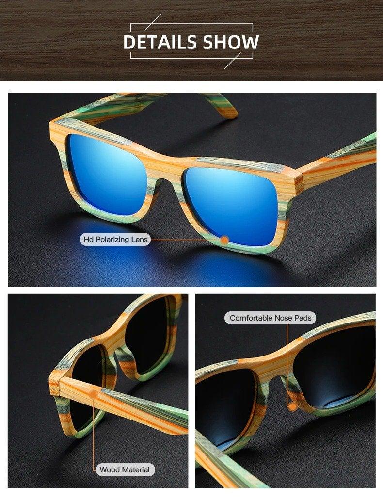 Vintage Wooden Frame Summer Wood Sunglasses Polarized For Women And  Men Vintage Design Wooden Sun Glasses Sunglasses For Men