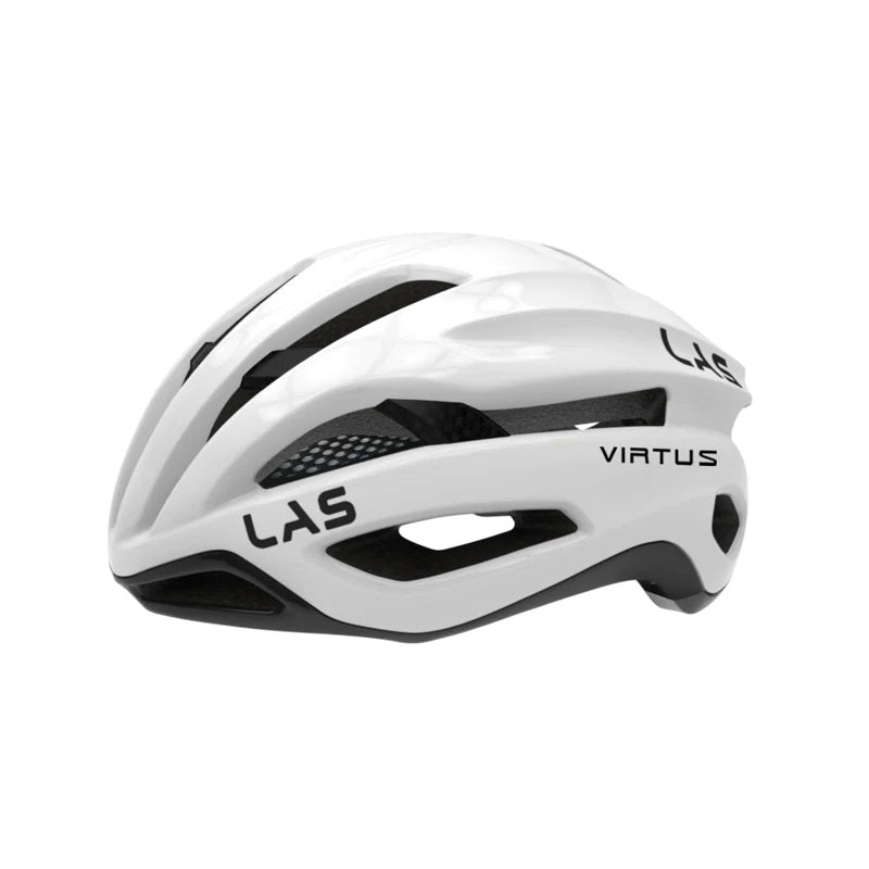 LAS Virtus Carbon Cycling Helmet - White/Carbon