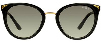 Vogue 5230S W44/11 Black Gradient Square Sunglasses 54mm