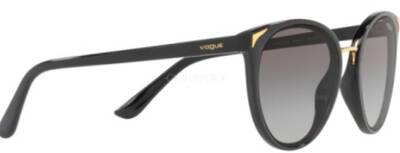 Vogue 5230S W44/11 Black Gradient Square Sunglasses 54mm