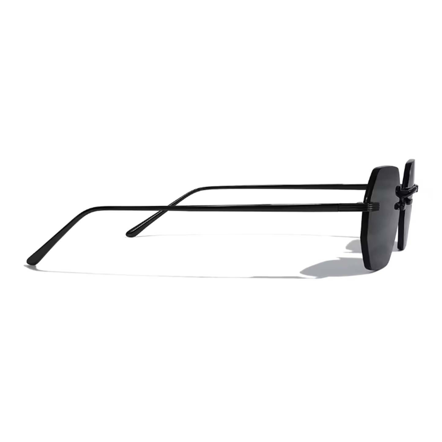 Vonne Daybreaker Hexagon Frameless Sunglasses