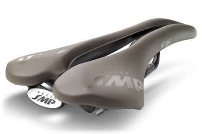 Selle SMP VT30C Saddle with Carbon Rails (Gravel Grey)