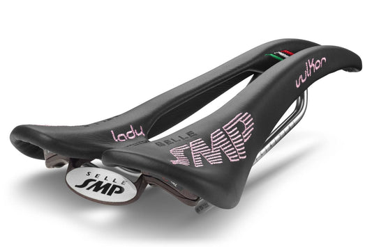 Selle SMP Vulkor Saddle with Steel Rails (Lady Black)