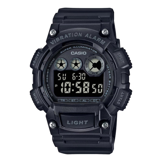 Casio Men's Shock-Resistant Digital Sport Watch with Black Dial - W-735H-1BV