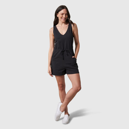 Organic V-Neck Romper
