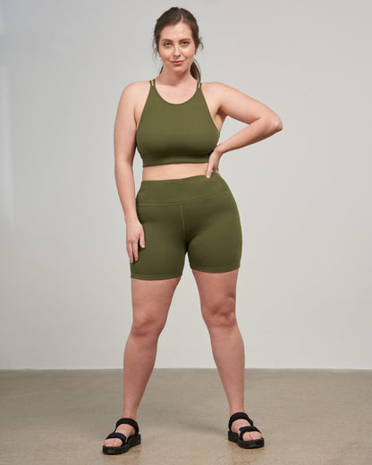 EcoKnit™ Ribbed Bike Short - 5"