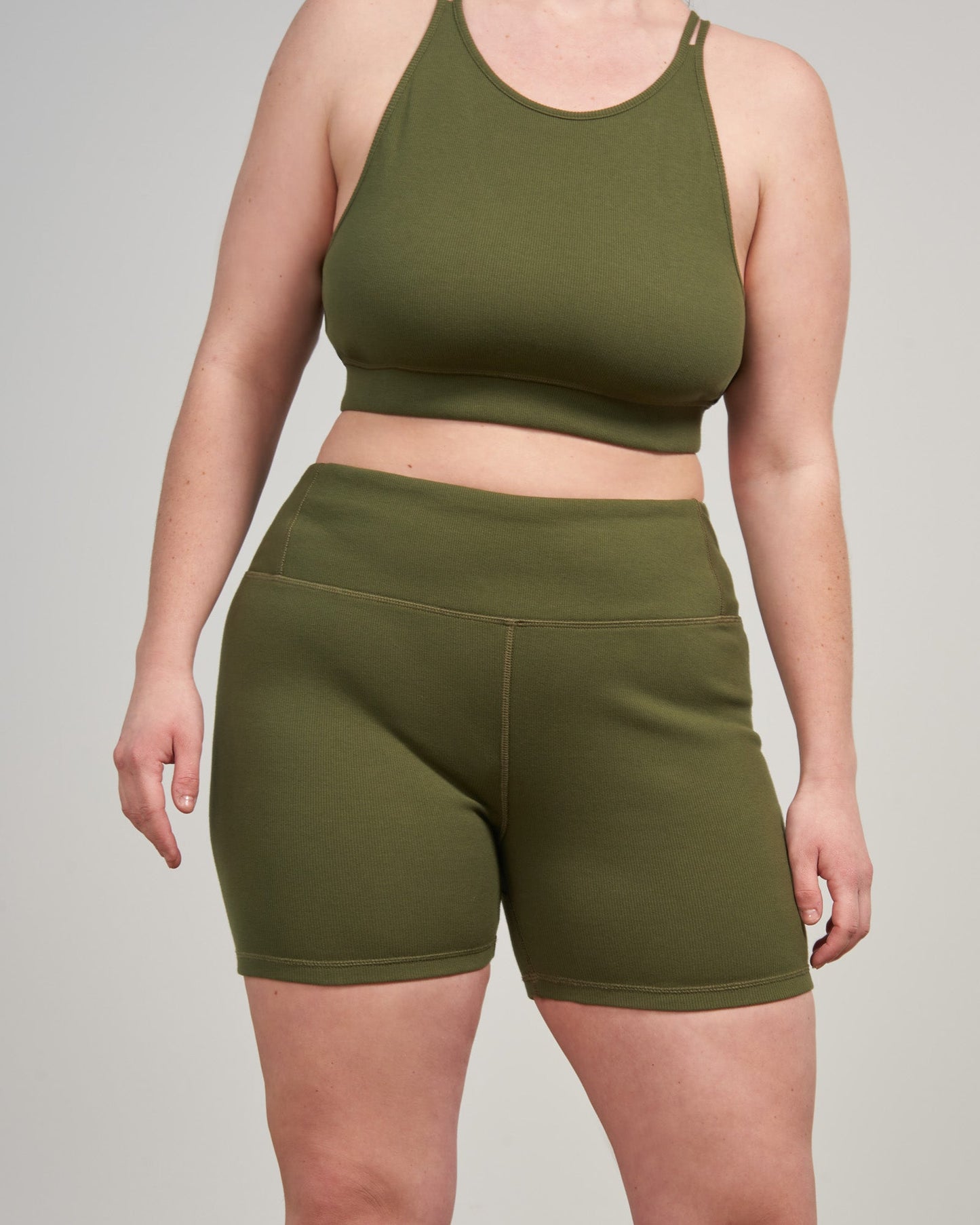 EcoKnit™ Ribbed Bike Short - 5"