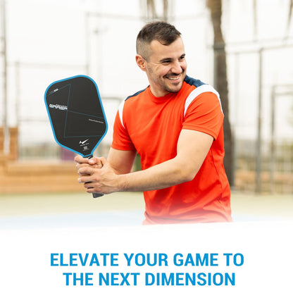 Grasp Balance Pickleball Paddle Navy 16mm T700 Carbon Fiber for Power & Control