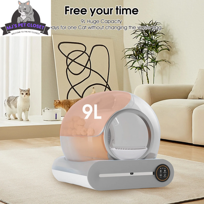 Say goodbye to messy litter! 🐾✨ Meet the Smart Self-Cleaning Litter Box with App Control and Safety Features! Perfect for busy cat parents! 😻📱