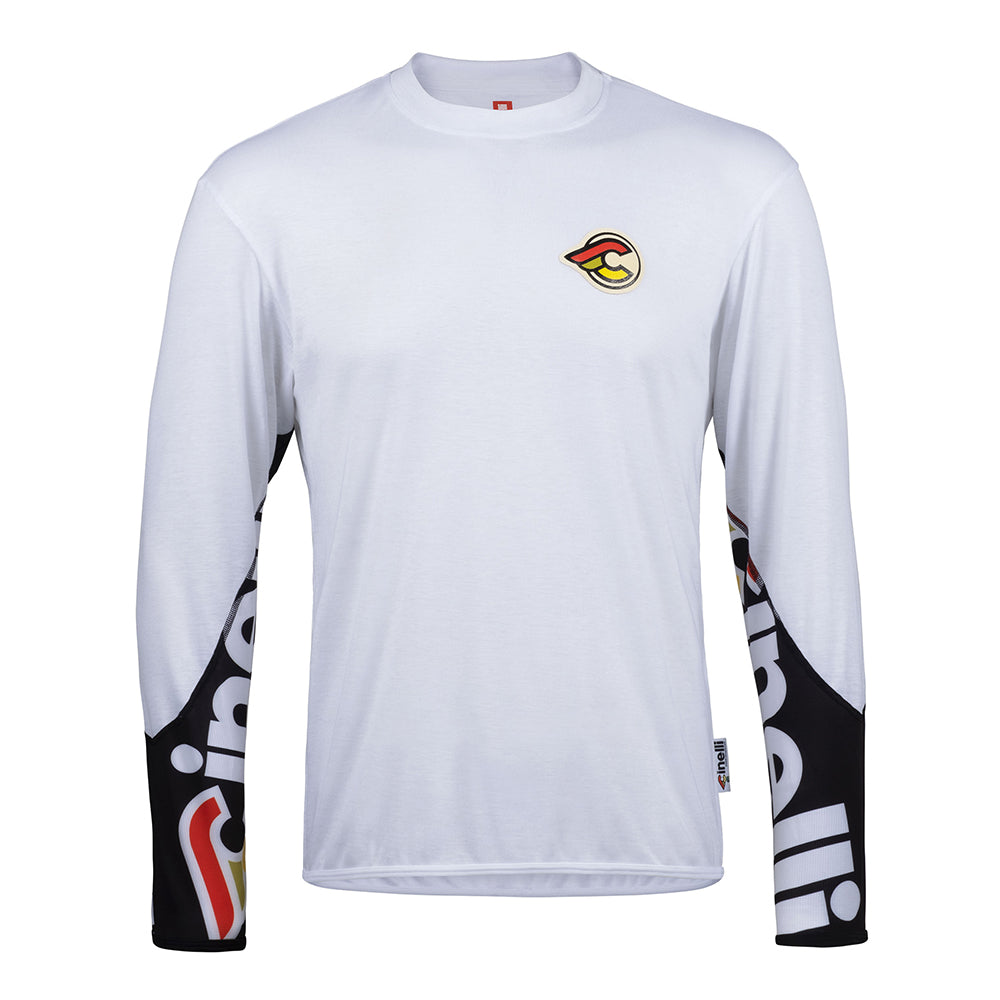 Cinelli Gravel Tech Men's Long Sleeve T-Shirt (White) 2XL