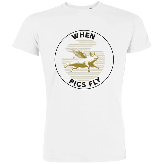 When Pigs Fly Men's Organic Tee