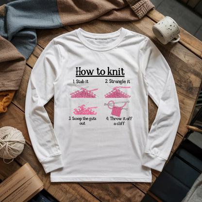 How To Knit Long Sleeve T-shirt