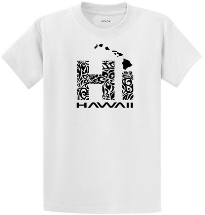 Koloa Islands Tribal HI Heavyweight T-Shirt