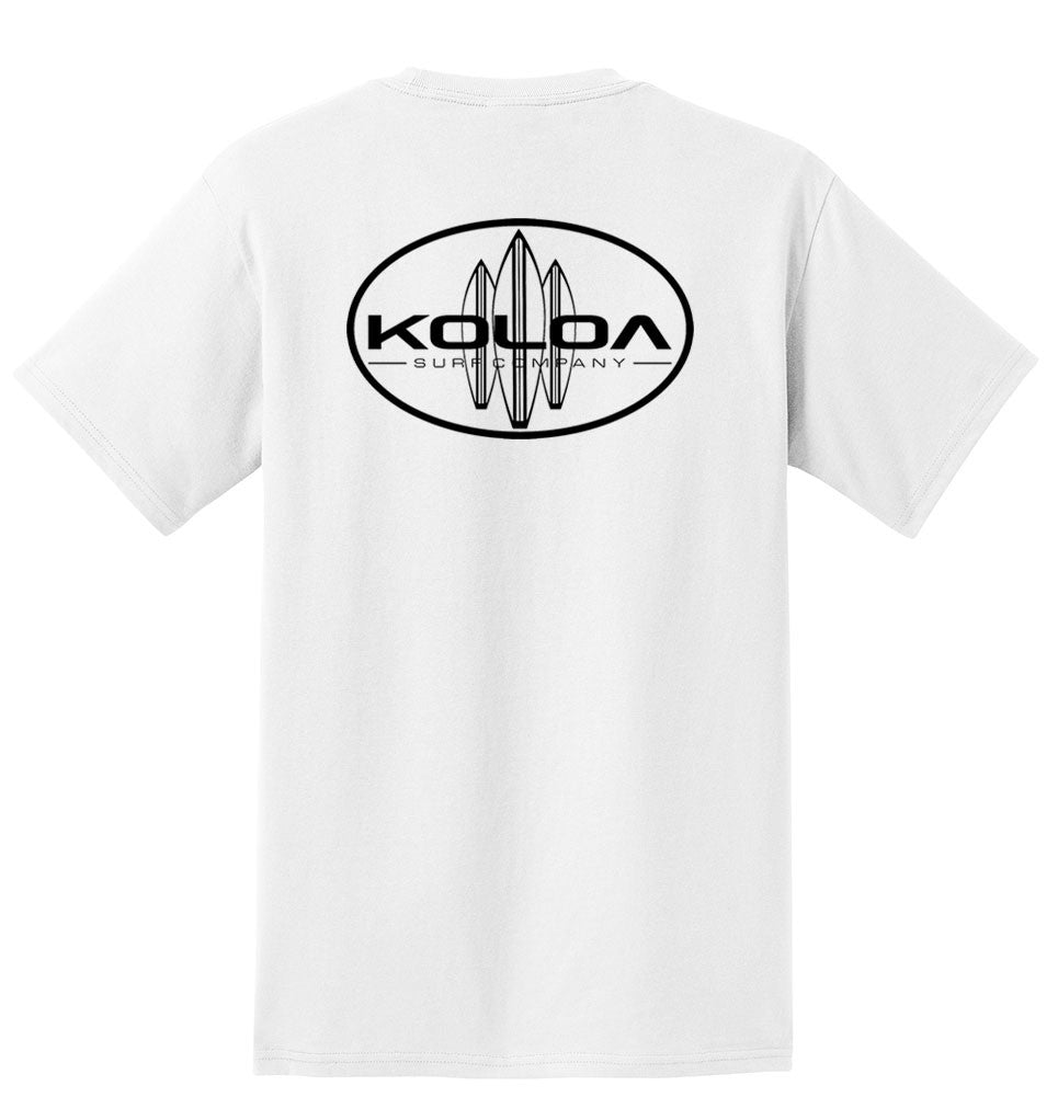 Koloa Classic Surfboards Pocket Heavyweight T-Shirt