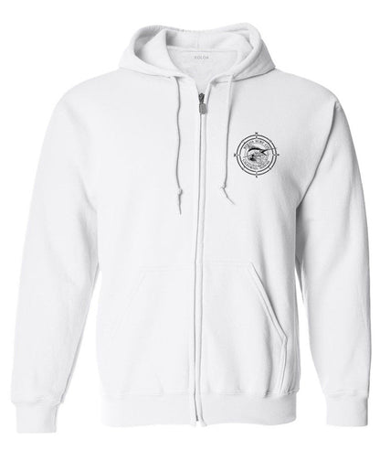 Koloa Black Marlin Full Zipper Hoodie