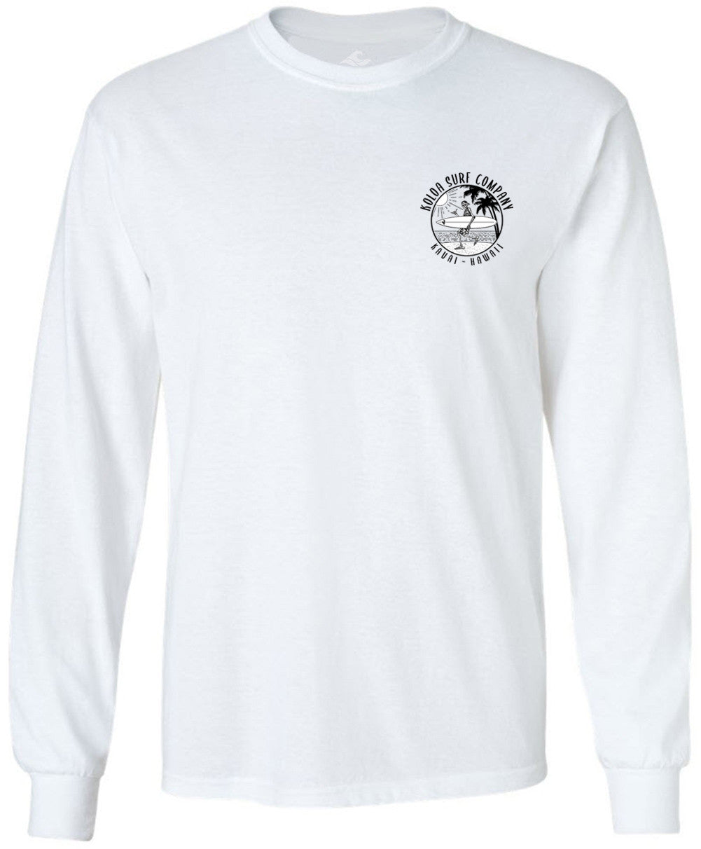 Koloa Skeleton Gone Surfin Long Sleeve T-Shirt