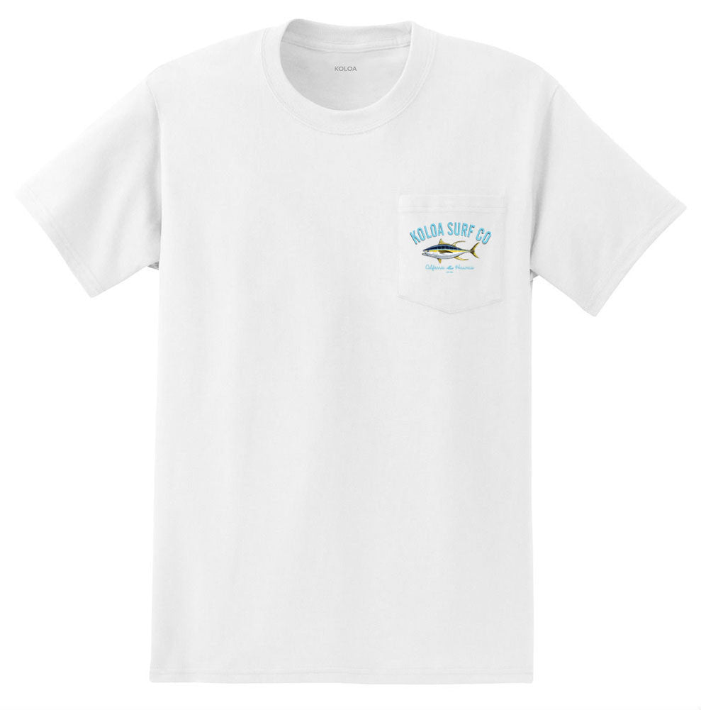 Yellowfin Tuna Logo Heavyweight Pocket T-Shirt