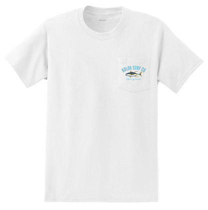 Yellowfin Tuna Logo Heavyweight Pocket T-Shirt