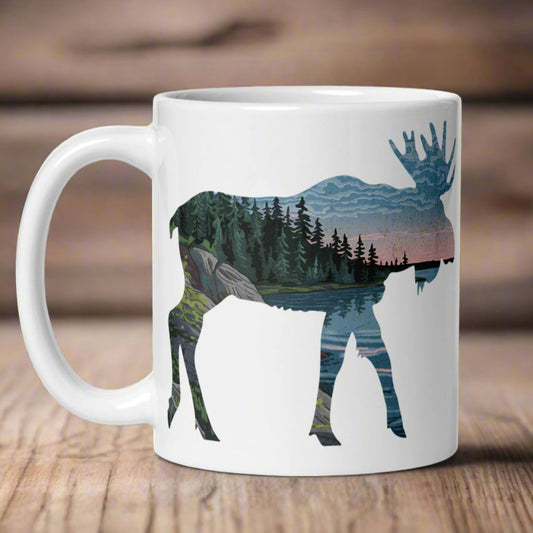 Isle Royale Moose National Park Mug 11oz, 15oz, 20oz