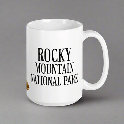 Rocky Mountain National Park Marmot Mug 11oz, 15oz, and 20oz, Mega Mug