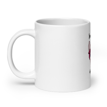 "NEVER A BAD HAIR DAY" SPHYNX COFFEE MUG
