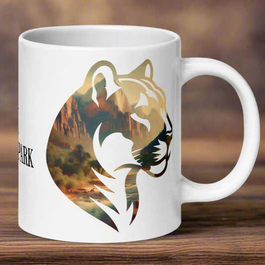 Zion National Park Mountain Lion Mug 11oz, 15oz, or 20oz Mega Mug