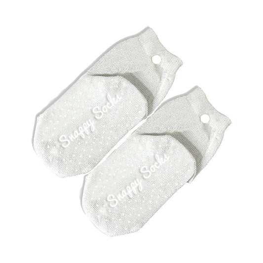 White Never Slip Socks - Single Pair