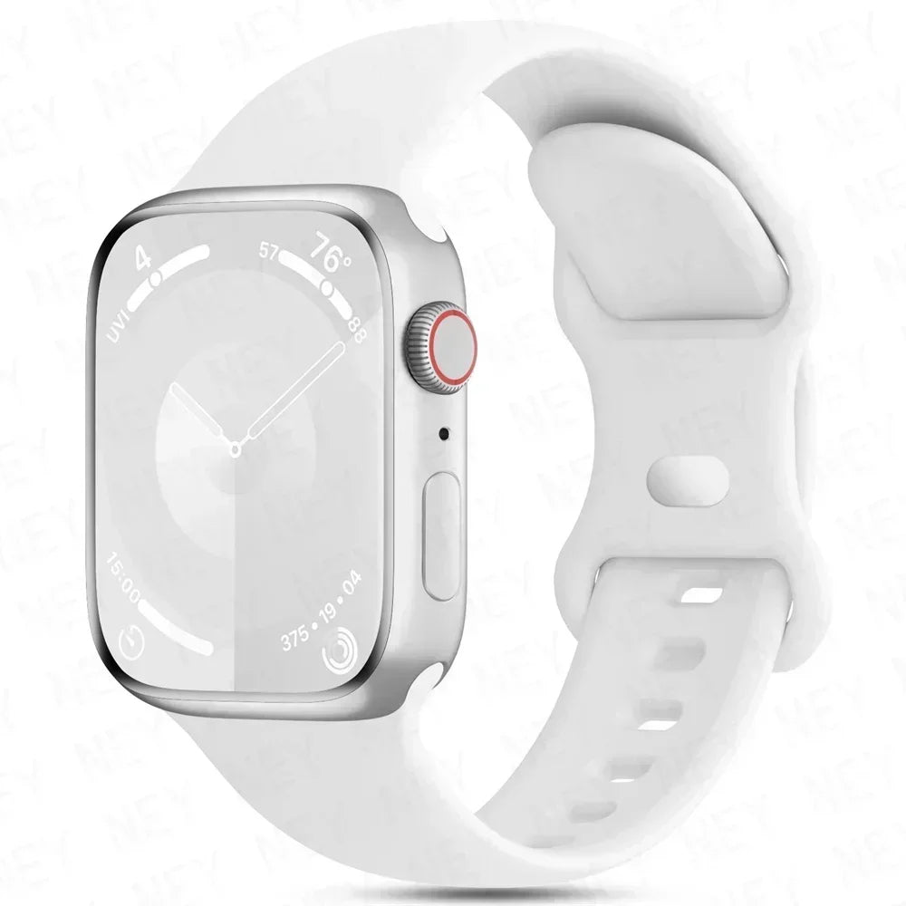 Silicone Apple Watch Band Series 11/10/9/8/7/6/5/4/ SE / Ultra 1/2/3