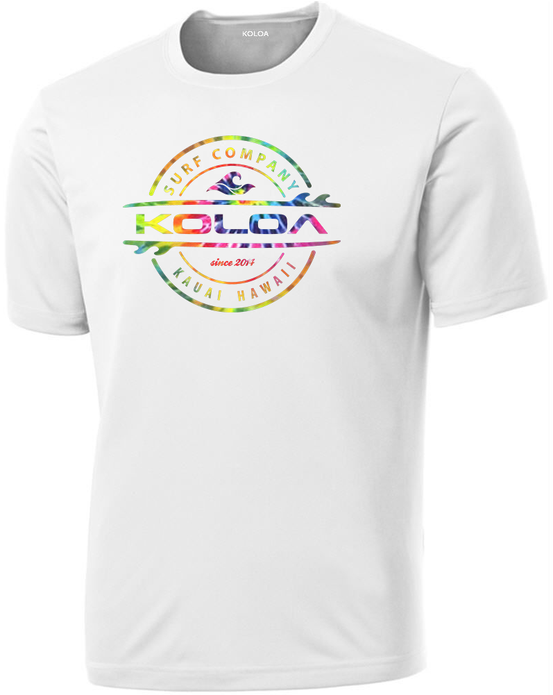 Koloa Tie-Dye Thruster Moisture Wicking Tee