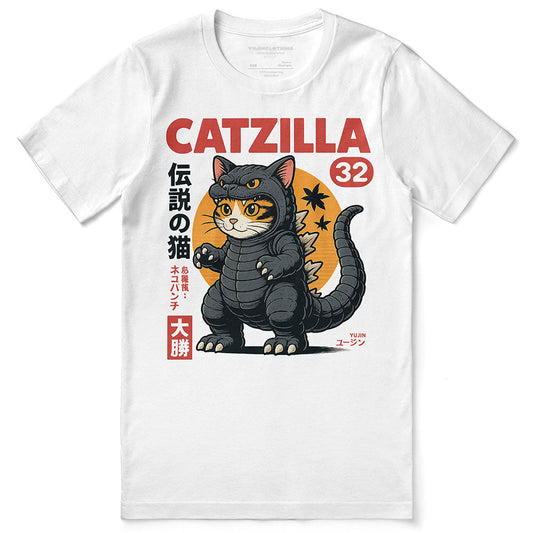 Catzilla Monster Cat T-Shirt