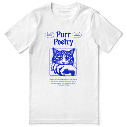 Purr Poetry Cat T-Shirt