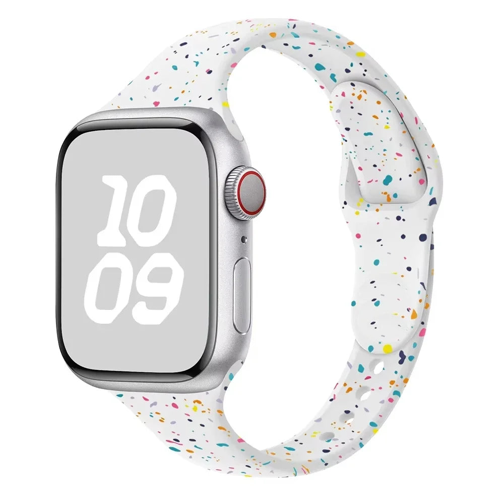 Slim Silicon Apple Watch Band-Strap
