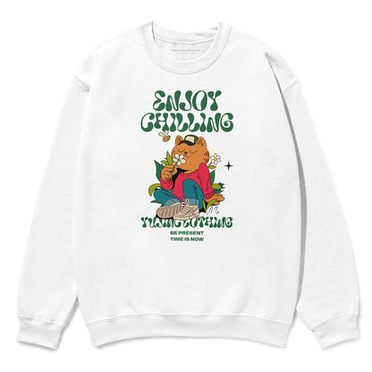 Enjoy Chilling Cat Sweatshirt