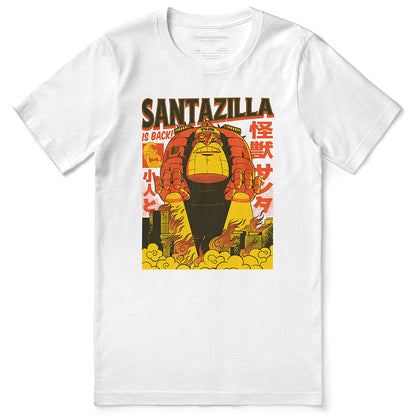 Santazilla Christmas T-Shirt