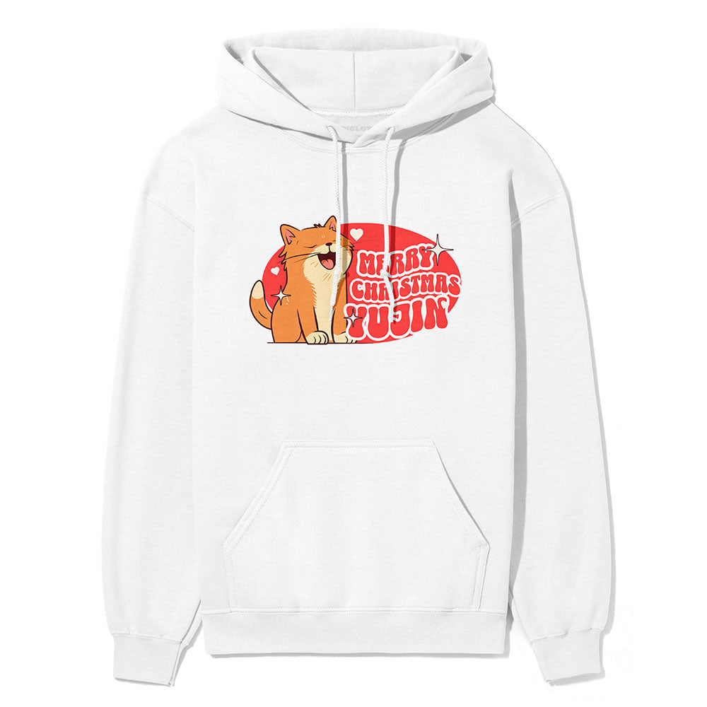 Merry Christmas Cat Hoodie