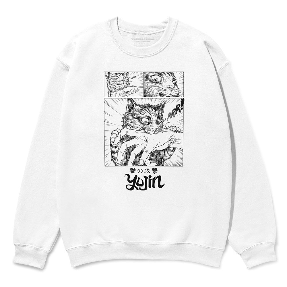 Sudden Attack Cat Sweatshirt