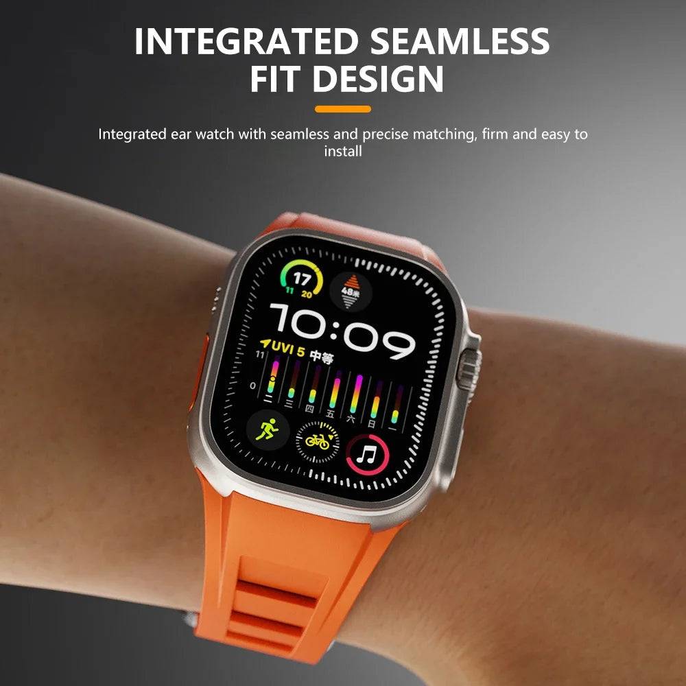 Silicone Apple Watch Band Series 11/10/9/8/7/6/5/4/ SE / Ultra 1/2/3