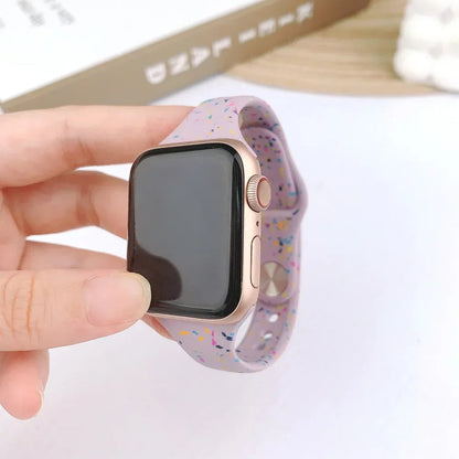 Slim Silicon Apple Watch Band-Strap