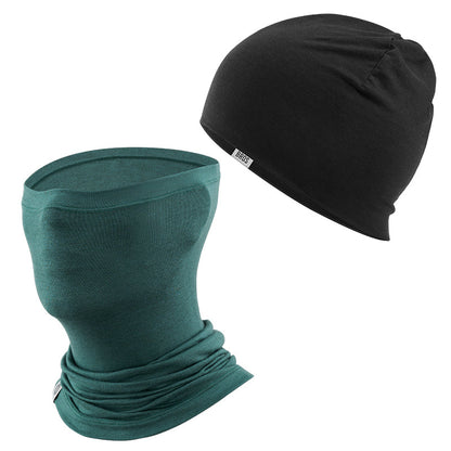 Winter Cap and Face Mask Set Merino Wool Thermal