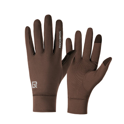 Winter Cycling Gloves Windproof Touch Screen Non-Slip Fleece Lined