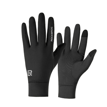 Winter Cycling Gloves Windproof Touch Screen Non-Slip Fleece Lined