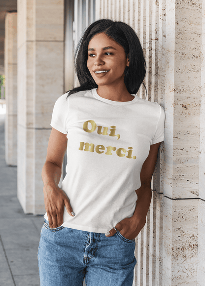 Oui Merci Women's Organic Tee